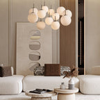 Contemporary Casen Glass Round Chandelier 20"28"34"43" product image