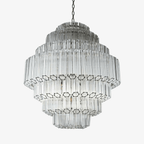 Contemporary Clear Grande Palermo Chandelier by Bling Lighting Studio