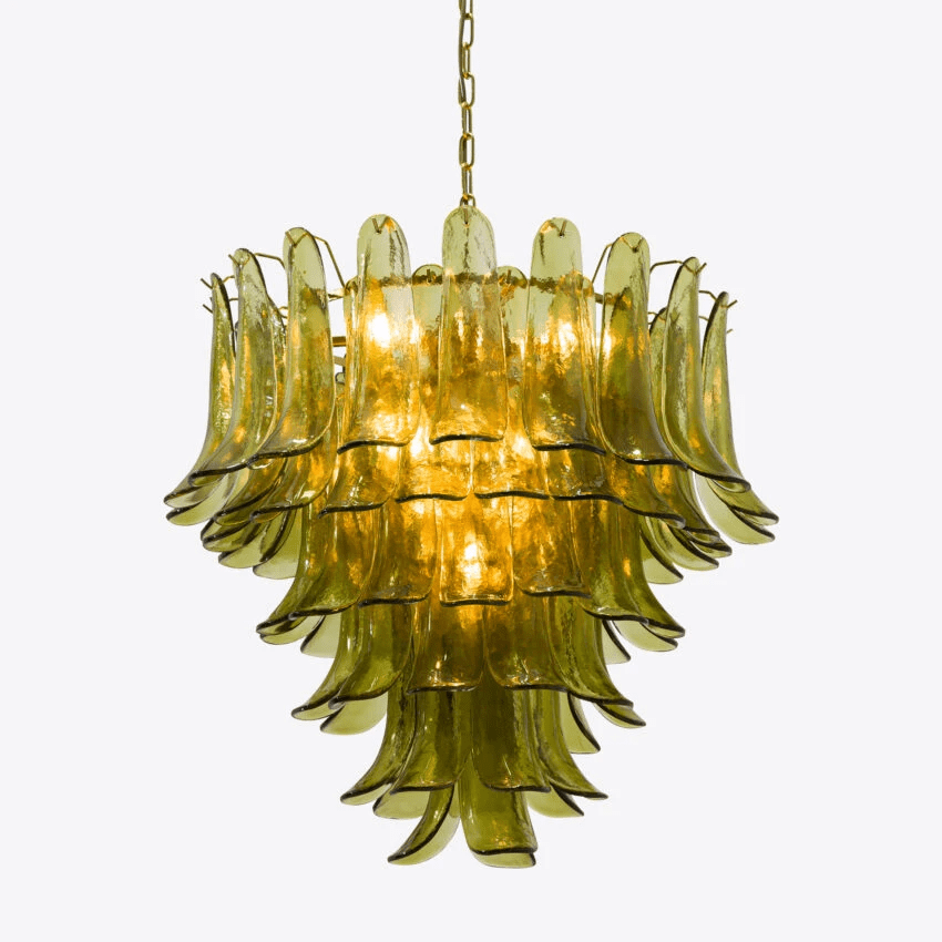 Contemporary Green Petalo Chandelier additional product view