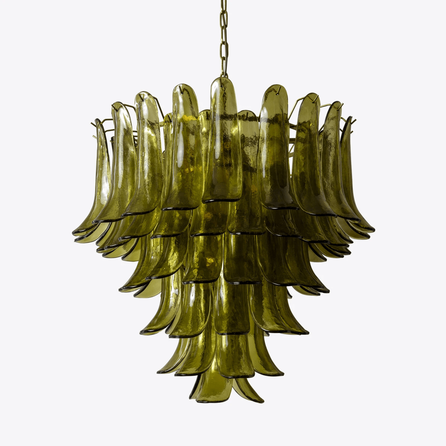 Contemporary Green Petalo Chandelier product image