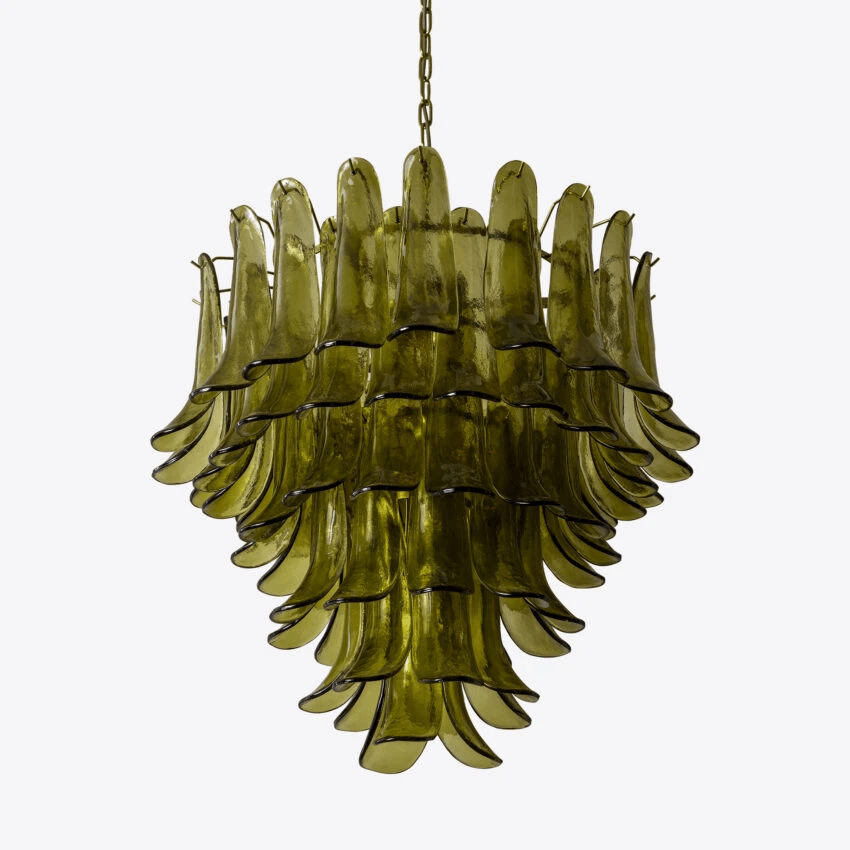 Contemporary Green Petalo Chandelier product image