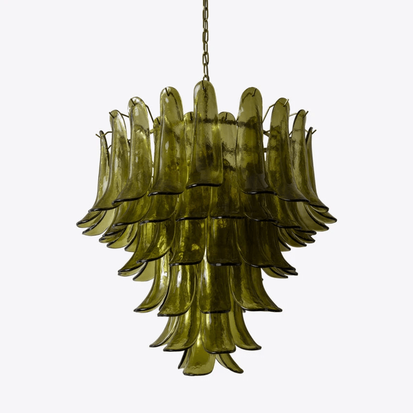 Contemporary Green Petalo Chandelier product image