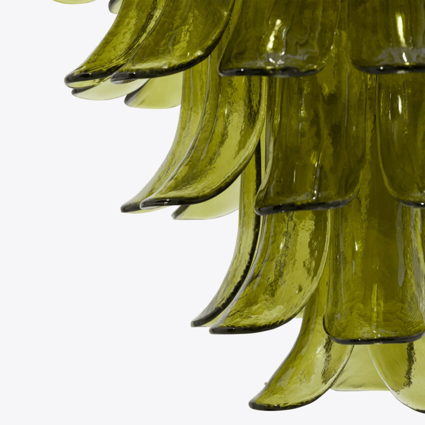 Contemporary Green Petalo Chandelier product image
