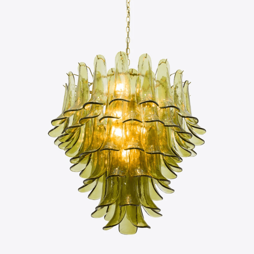 Contemporary Green Petalo Chandelier product image