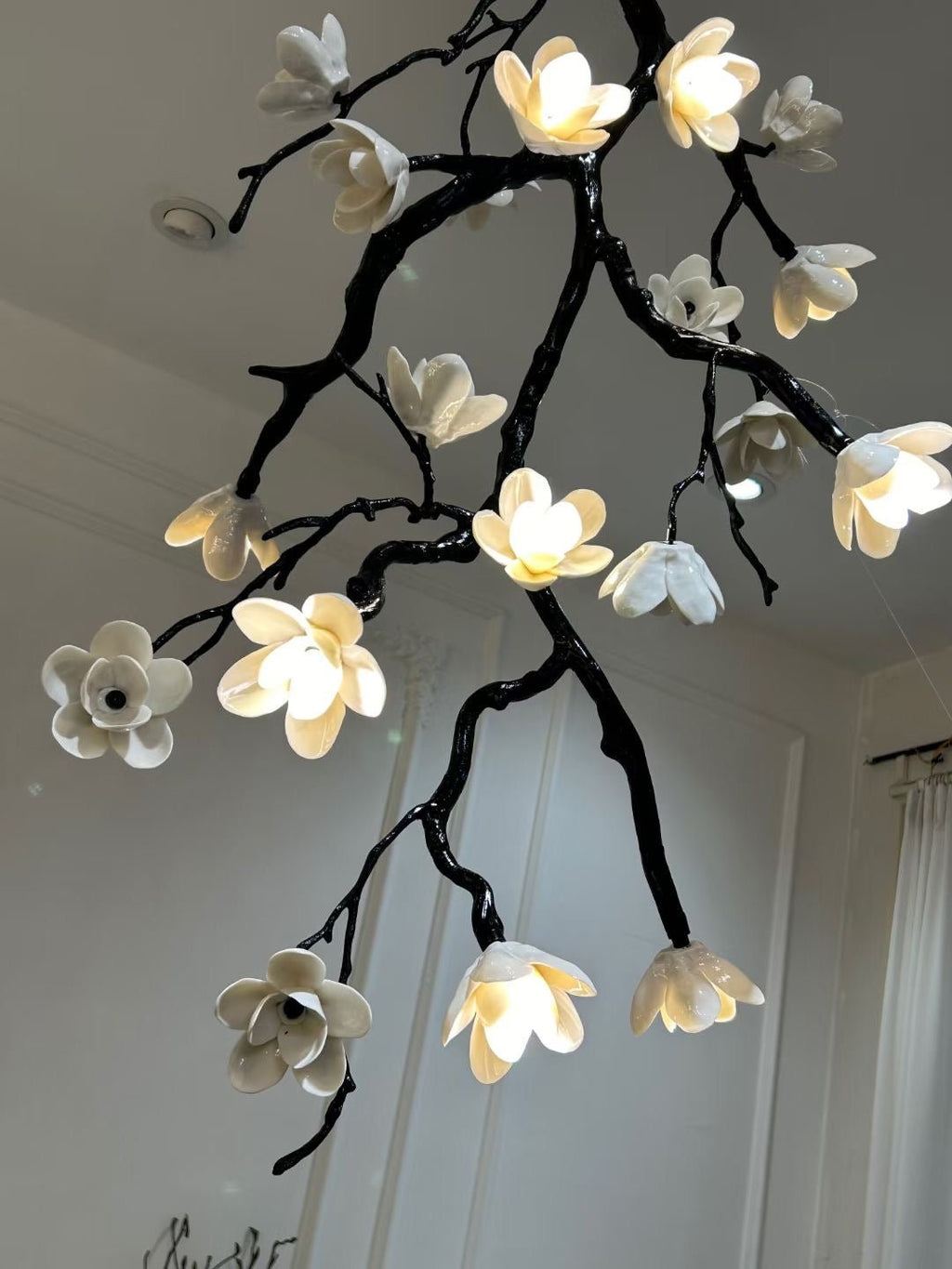 Contemporary Large Long Branch Flower Chandelier product image