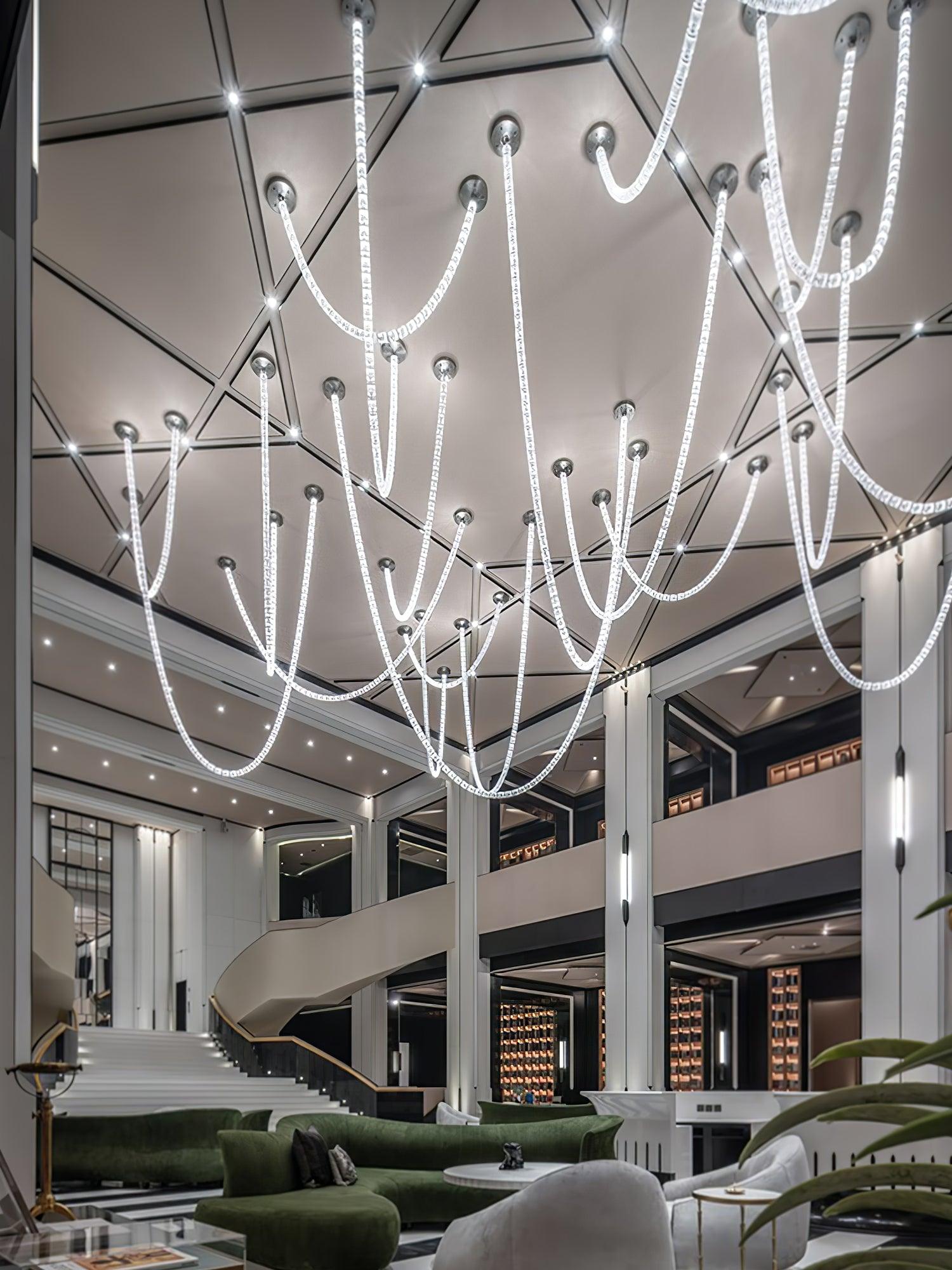 Contemporary Multi-Tier Ring Chandelier product image