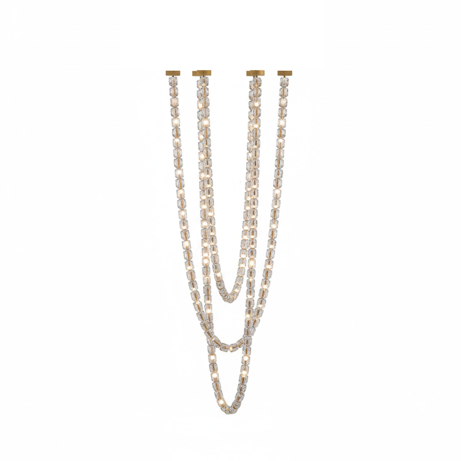 Contemporary Multi-Tier Ring Chandelier product image