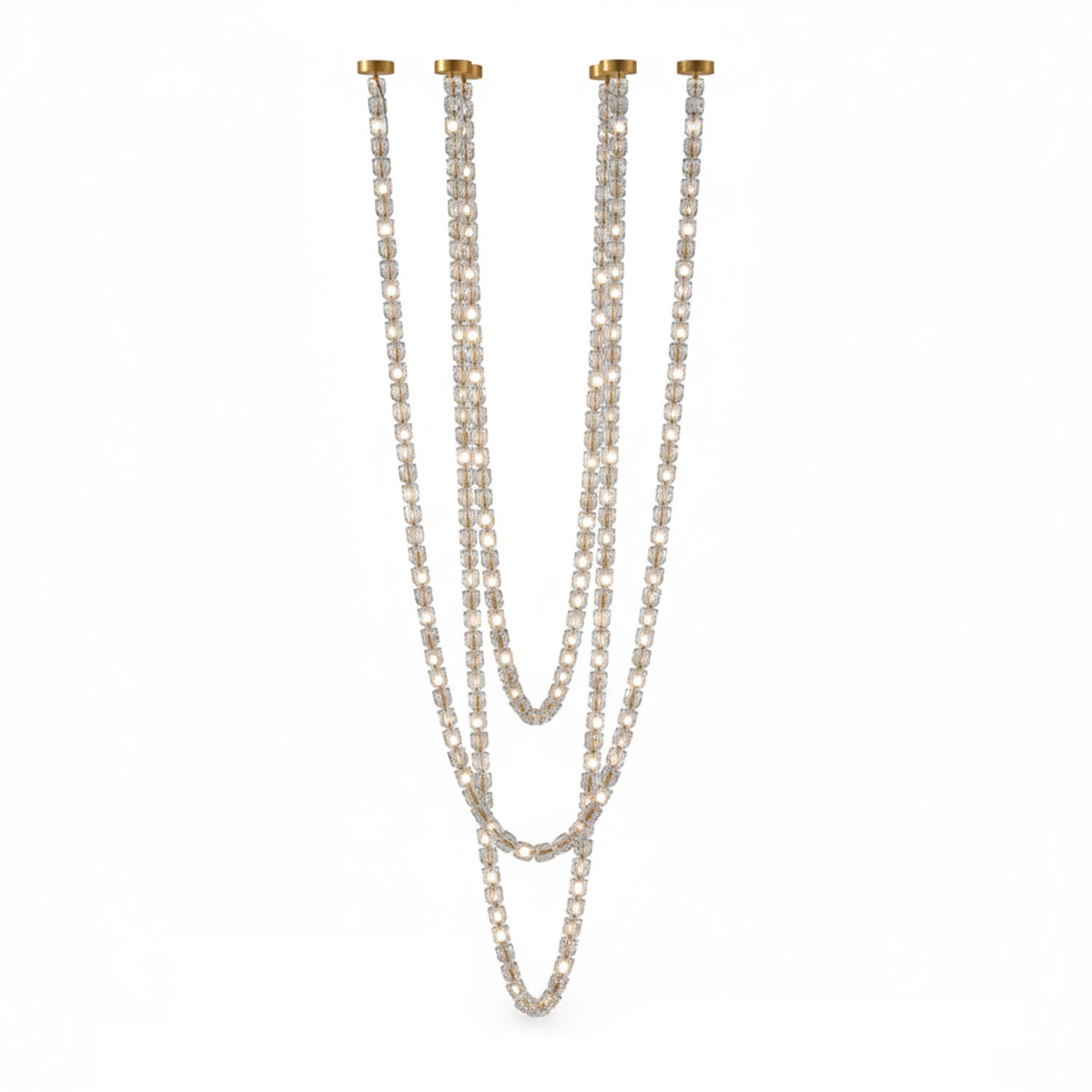 Contemporary Multi-Tier Ring Chandelier product image