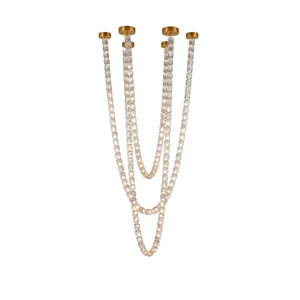 Contemporary Multi-Tier Ring Chandelier product image