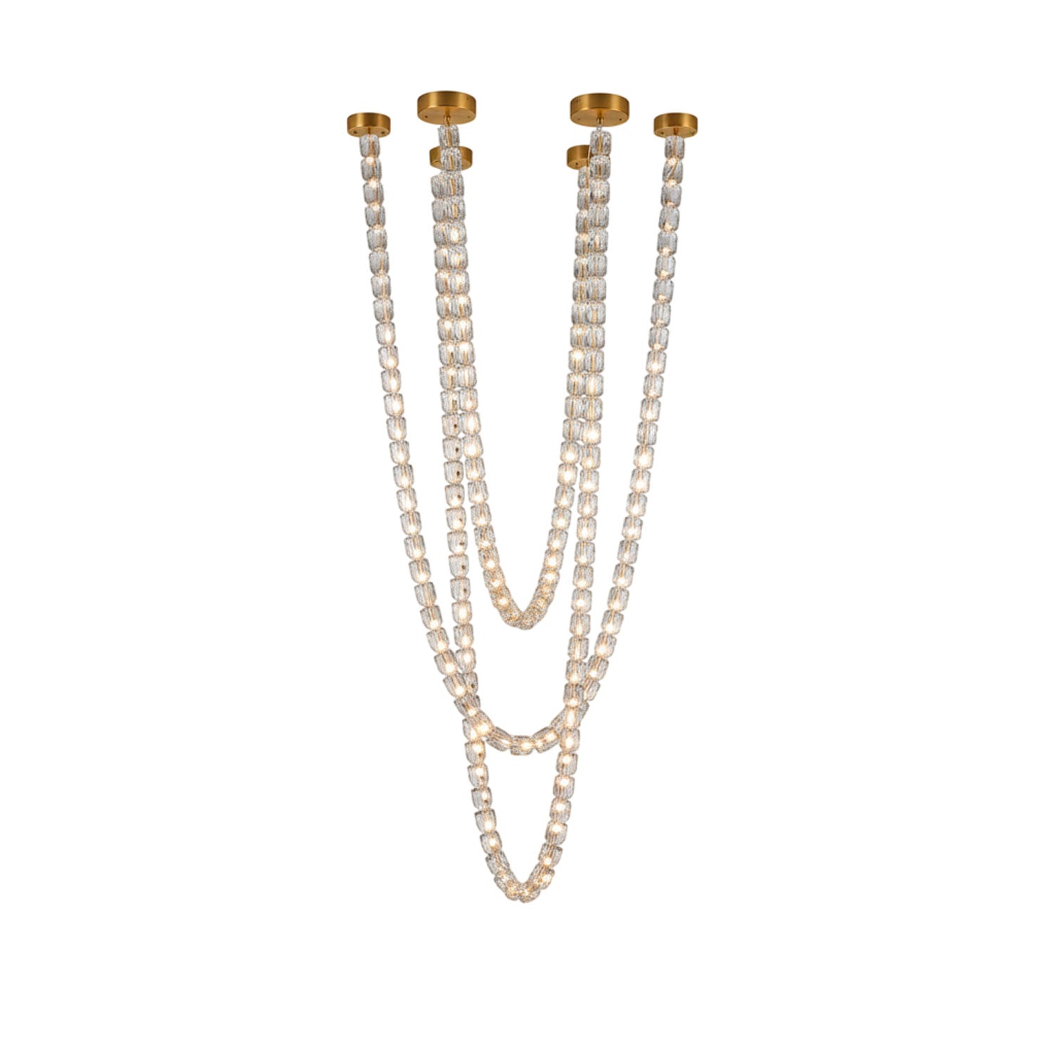 Contemporary Multi-Tier Ring Chandelier product image