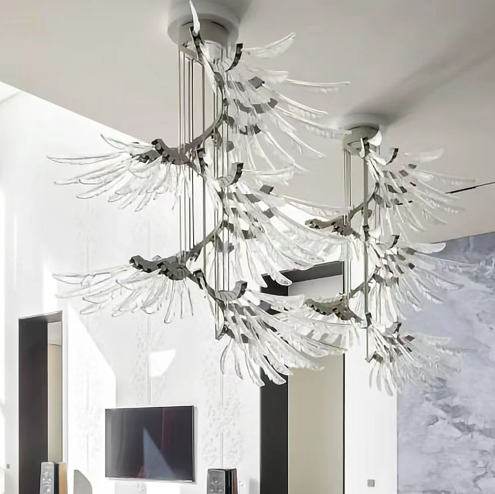 Contemporary Plumage Ascent Chandelier product image