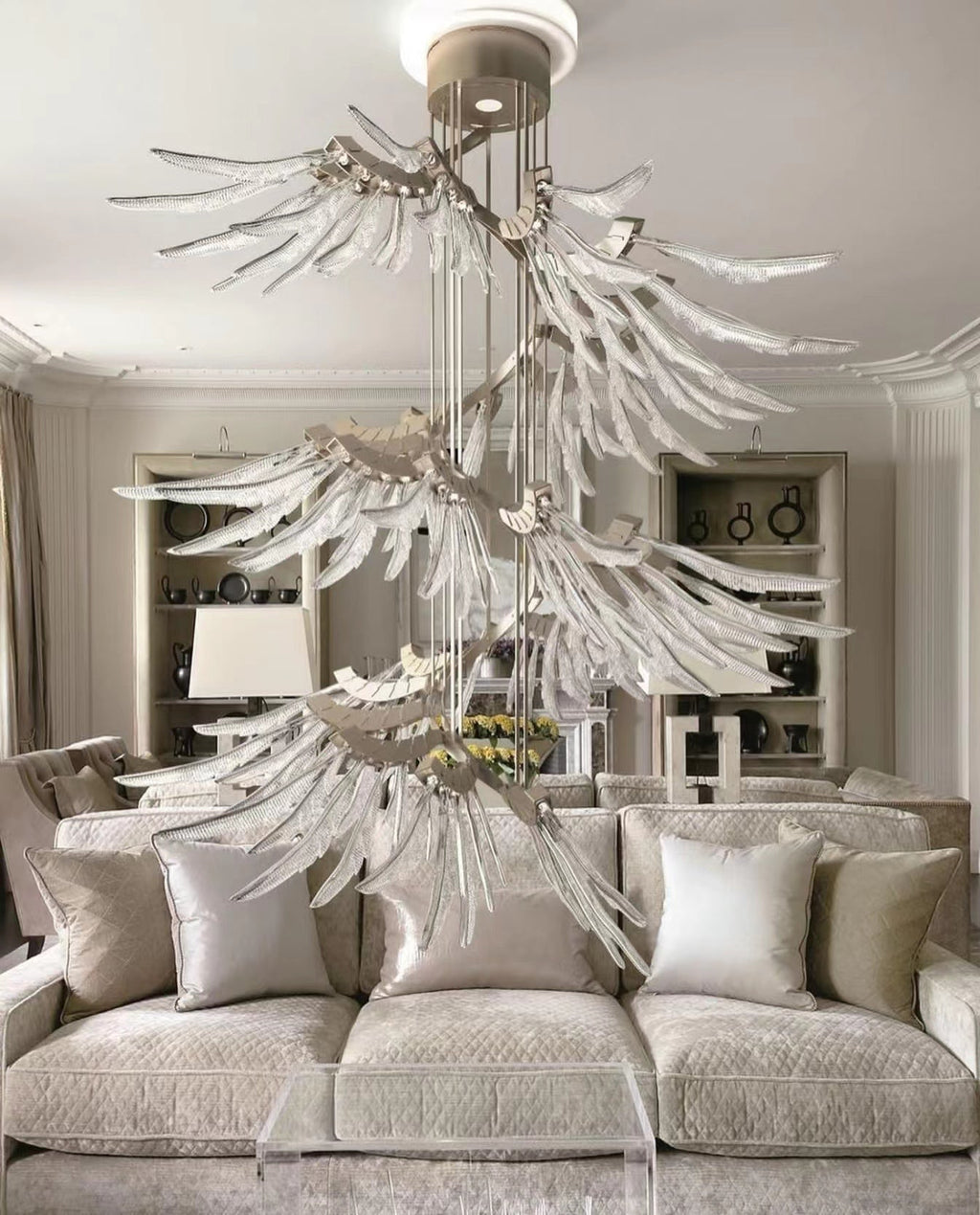 Contemporary Plumage Ascent Chandelier product image