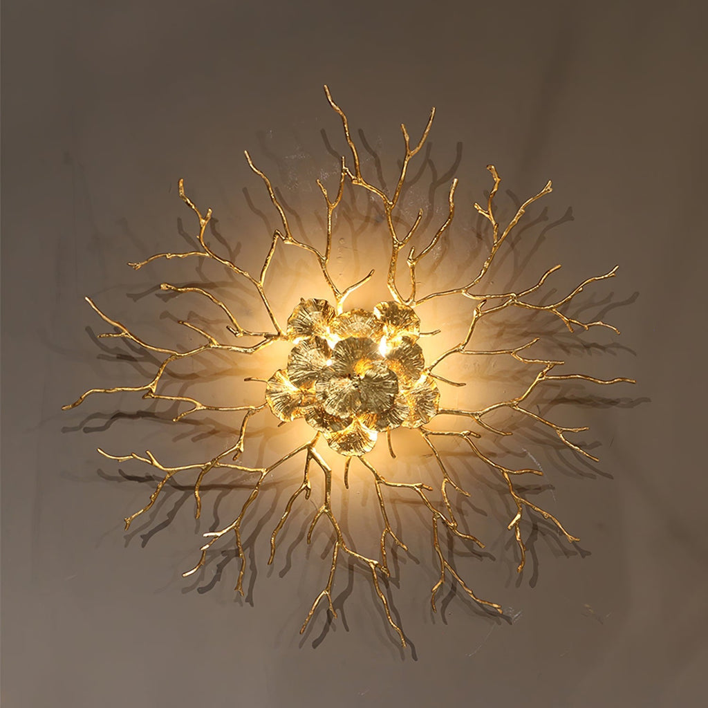 Coral Zoa Branch Wall Sconce by Bling Lighting Studio