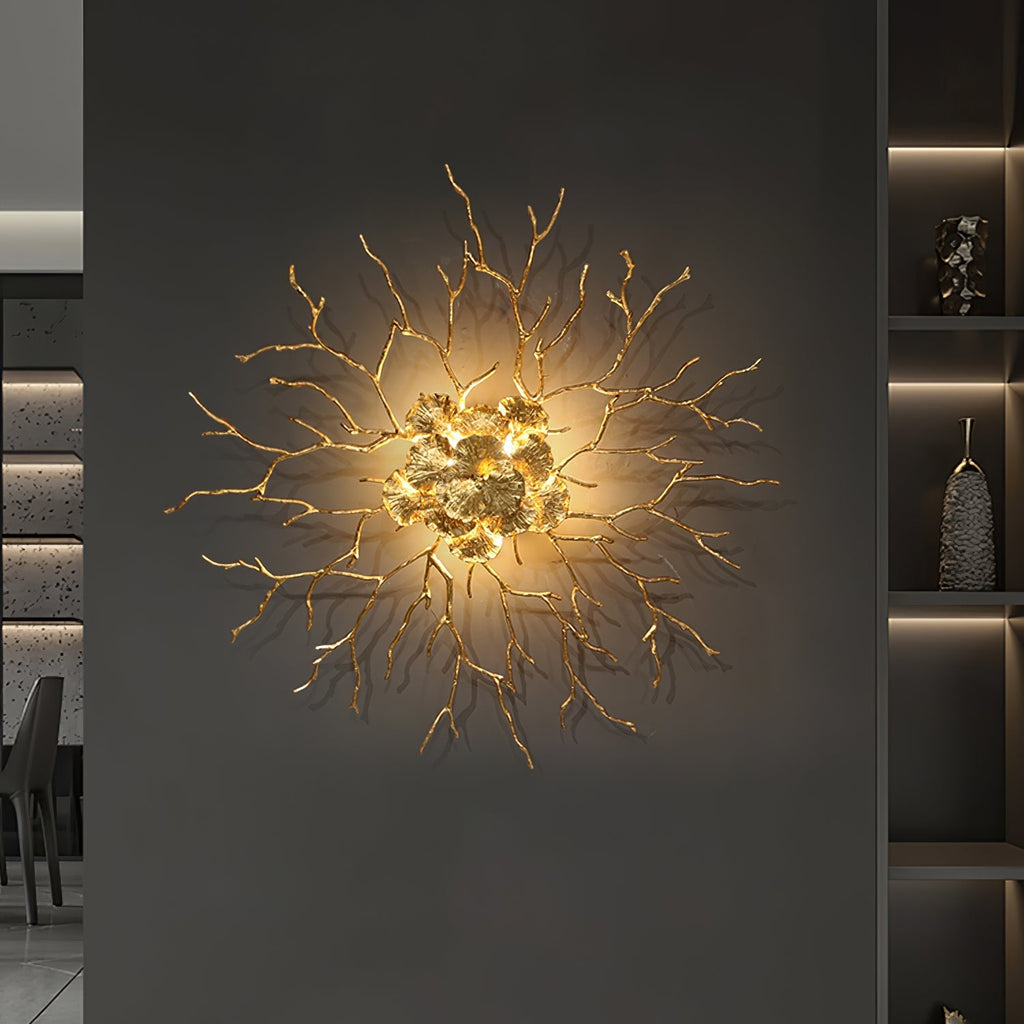 Coral Zoa Branch Wall Sconce by Bling Lighting Studio