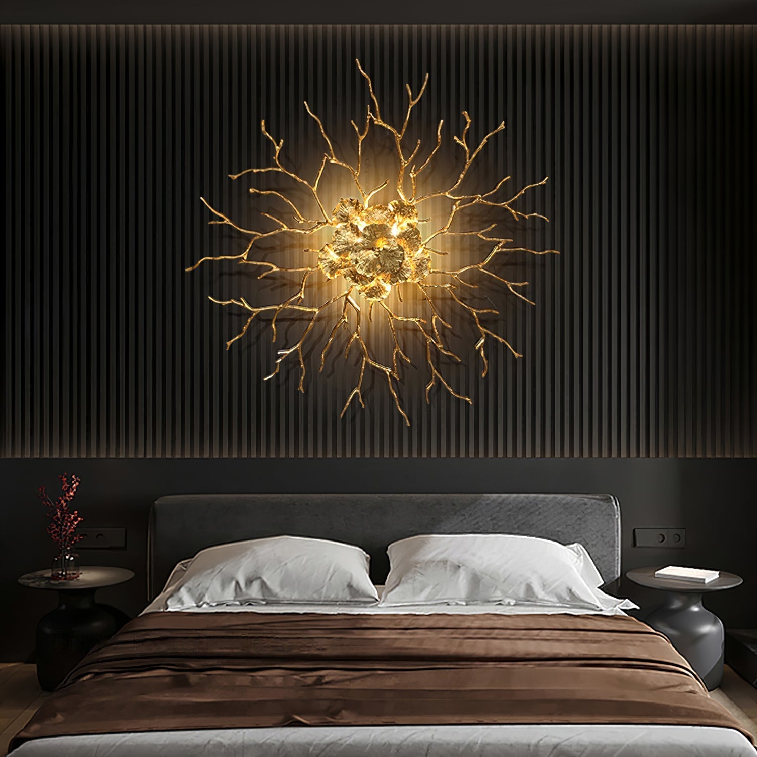 Coral Zoa Branch Wall Sconce by Bling Lighting Studio