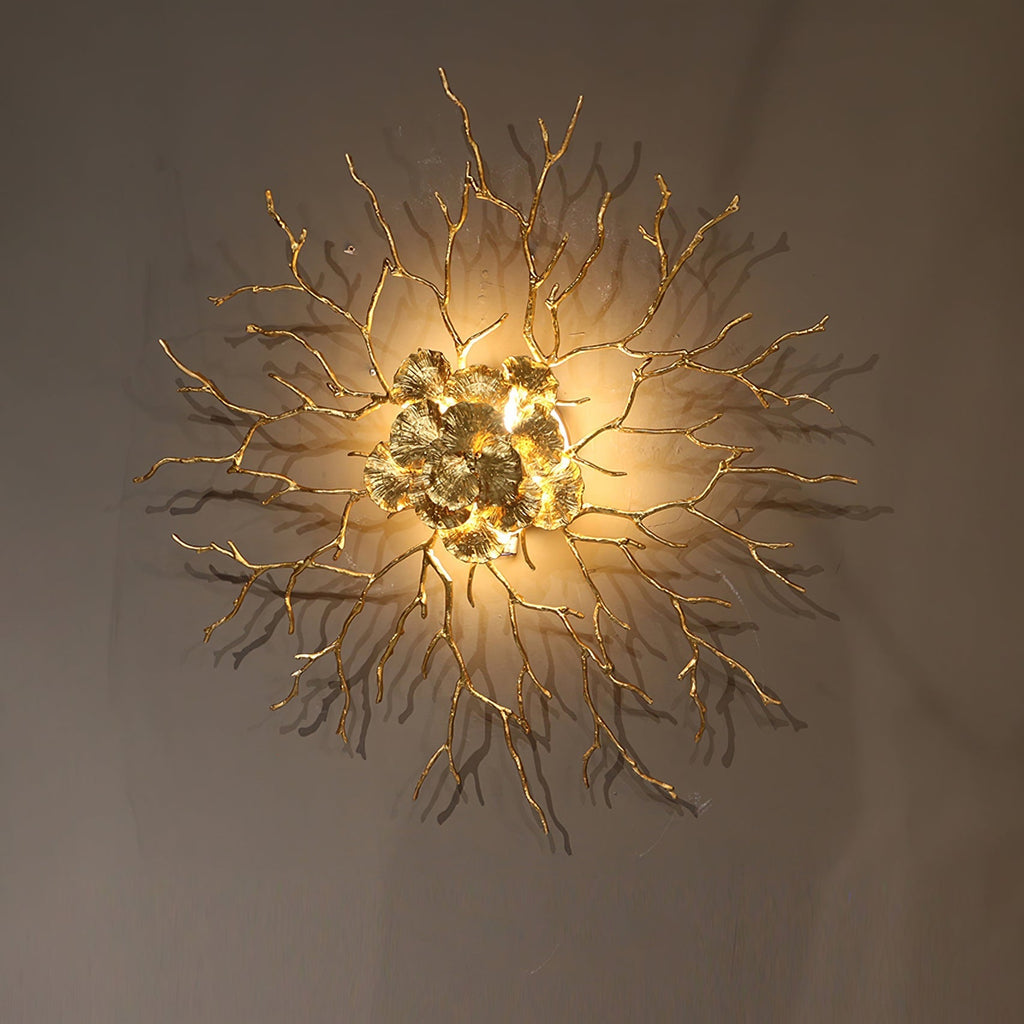 Coral Zoa Branch Wall Sconce by Bling Lighting Studio