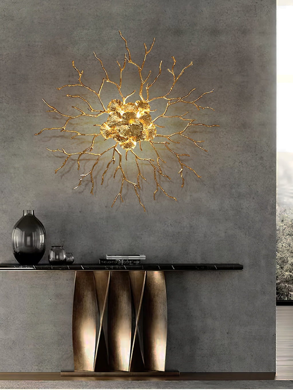 Coral Zoa Branch Wall Sconce by Bling Lighting Studio