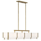 Coralline Alabaster Linear Chandelier by Bling Lighting Studio