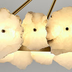 Corton Alabaster Brass Chandelier product image