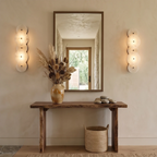 Cosmic Round Alabaster Wall Sconce