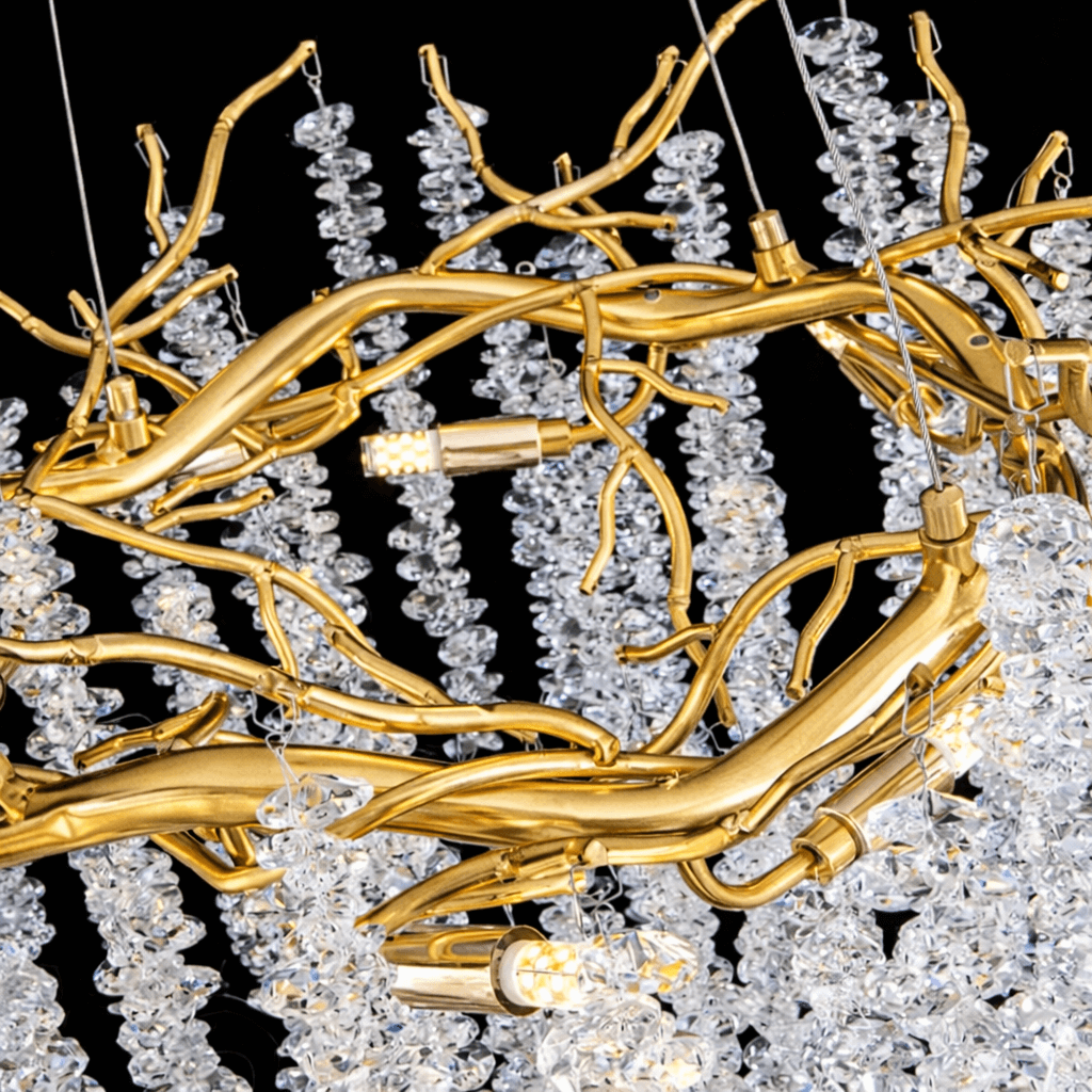 Albero Crystal Chandelier by Bling Lighting Studio