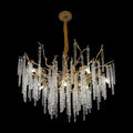 Crystal Icicles Branch Brass Chandelier product image
