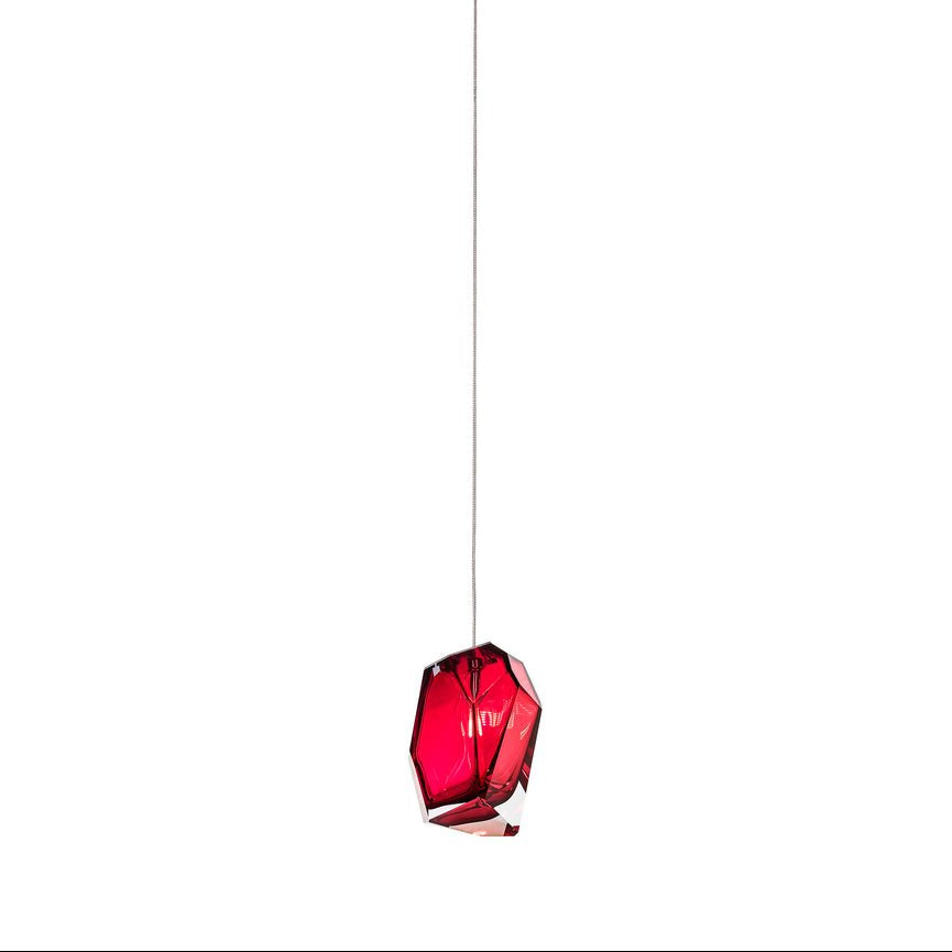 Crystal Rock Cluster Pendant Light