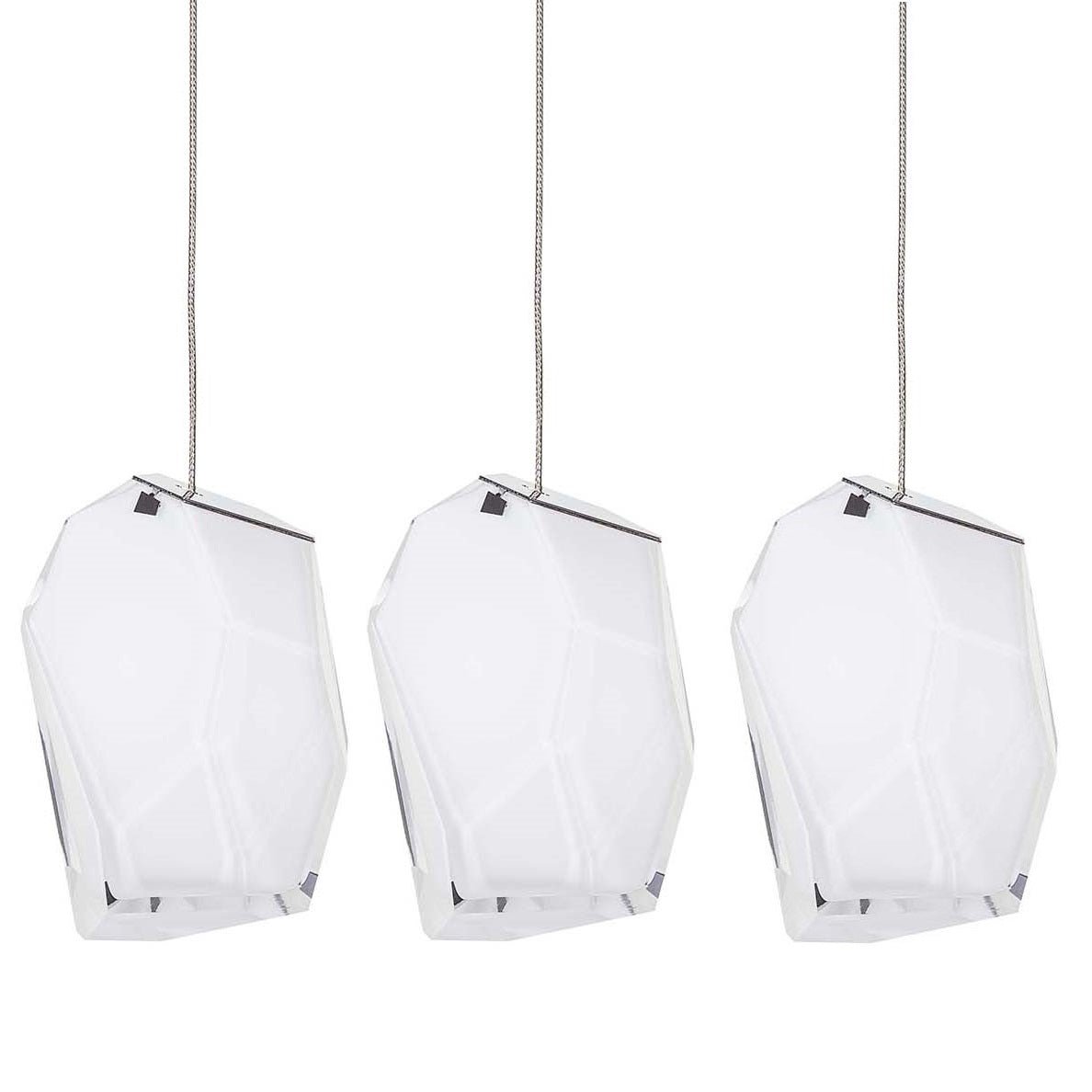 Crystal Rock Cluster Pendant Light