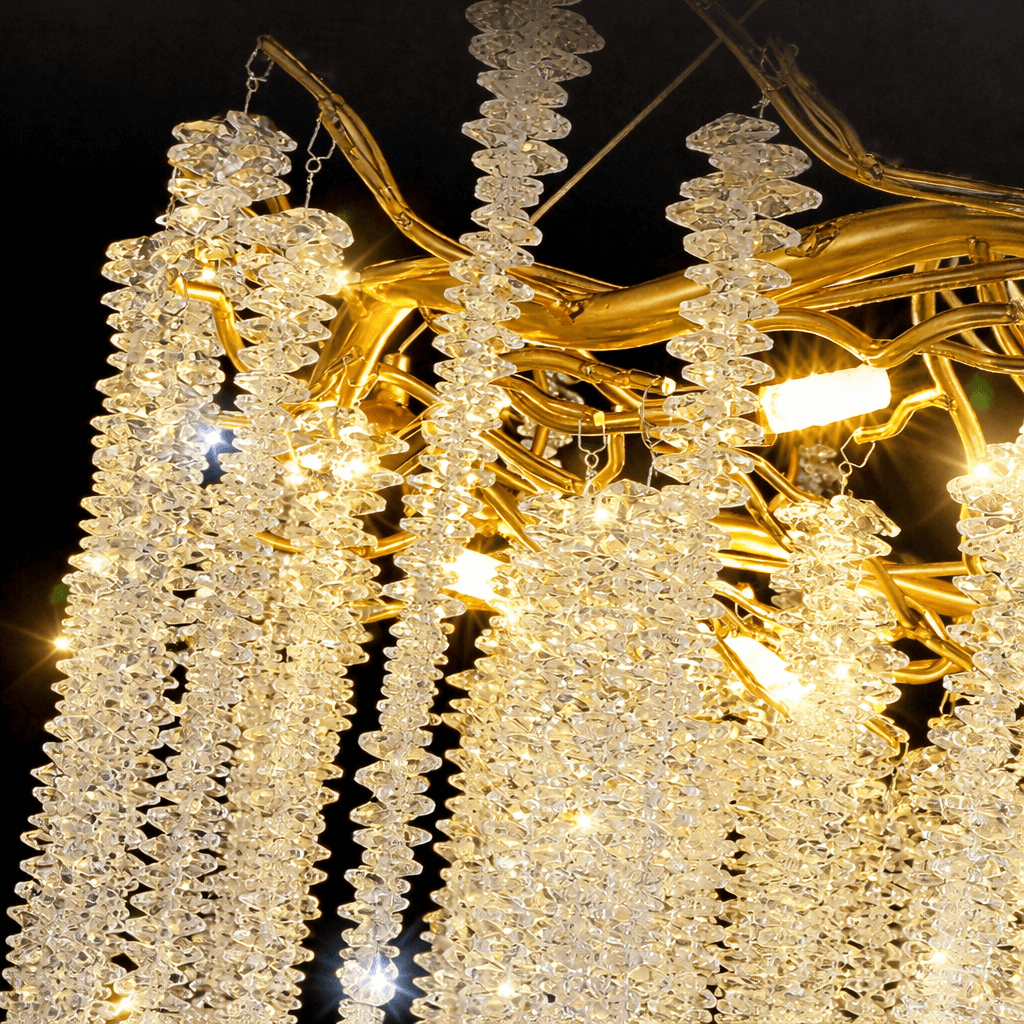 Albero Crystal Chandelier by Bling Lighting Studio