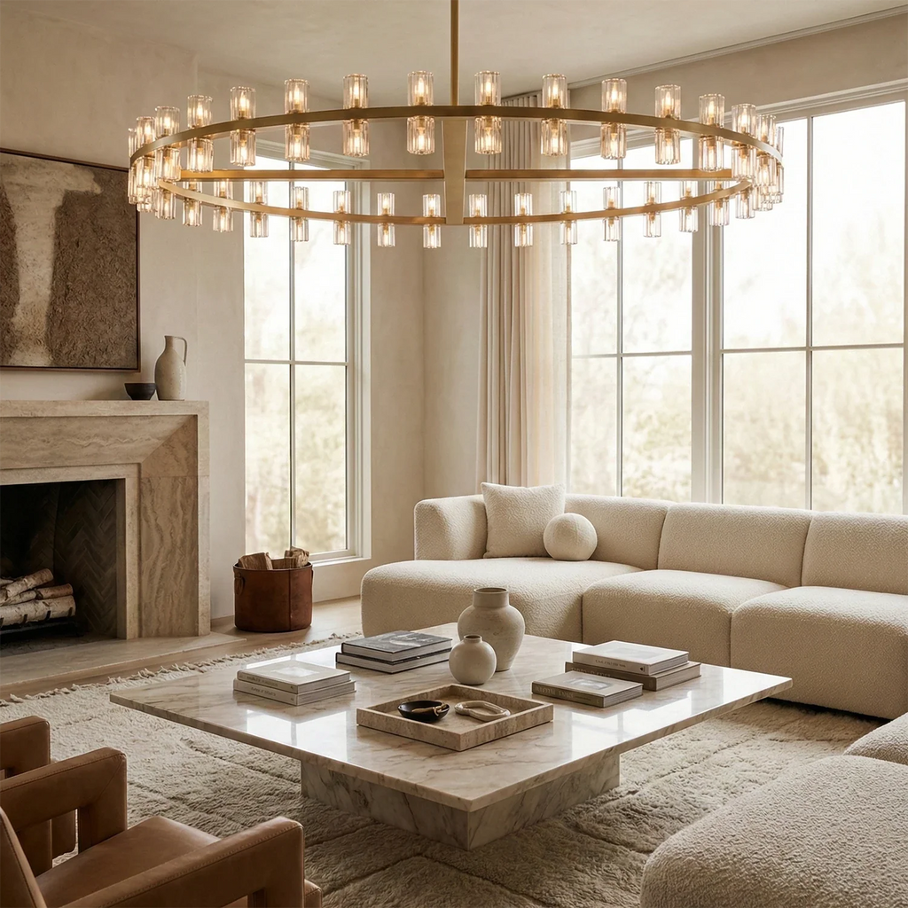 CrystalRay Linear Chandelier Series