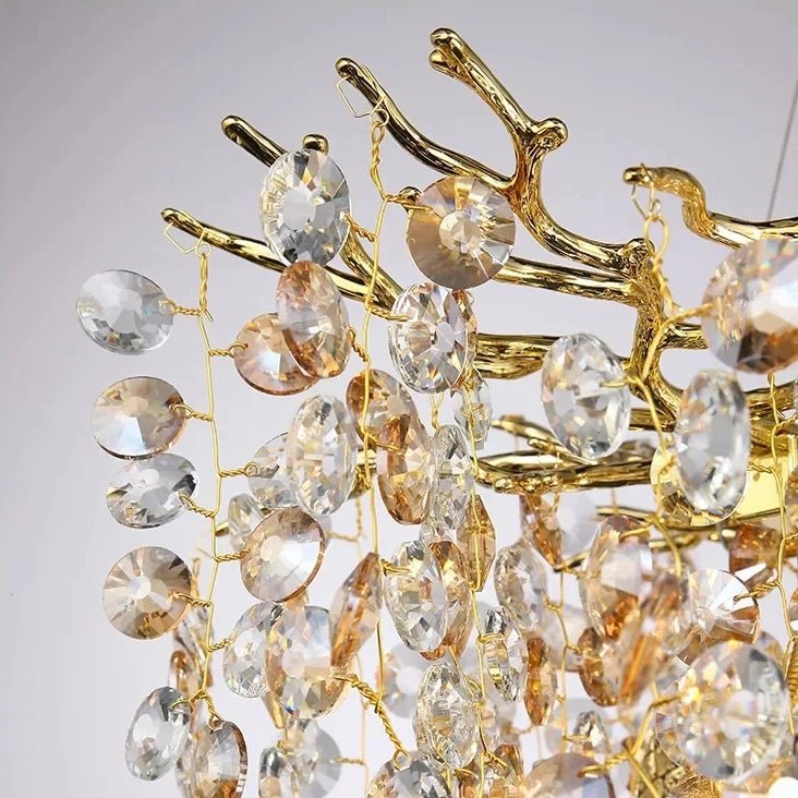 Albero Crystal Dining Chandelier by Bling Lighting Studio