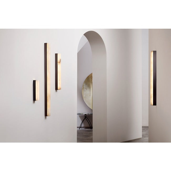 Sunrise Alabaster Wall Sconce by Bling Lighting Studio