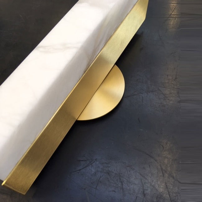 Sunrise Alabaster Wall Sconce by Bling Lighting Studio