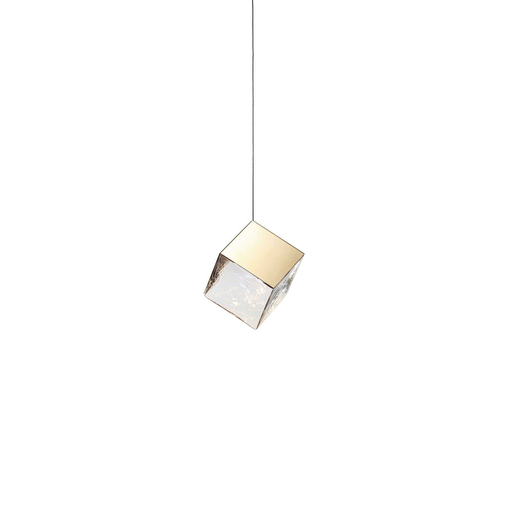 Cubic Luster Cascade Chandelier