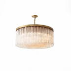 Murano Star Glass Brass Pendant Light
