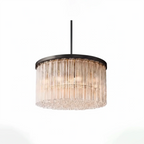 Murano Star Glass Brass Pendant Light