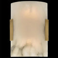 Curved Alabaster Wall Sconce by Bling Lighting Studio