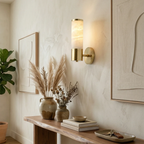 Cylindrical Lampatrin Alabaster Wall Lamp