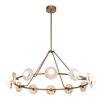 Dahlia Alabaster Chandelier by Bling Lighting Studio