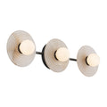 Dahlia Triple Alabaster Wall Sconce by Bling Lighting Studio