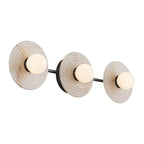Dahlia Triple Alabaster Wall Sconce by Bling Lighting Studio
