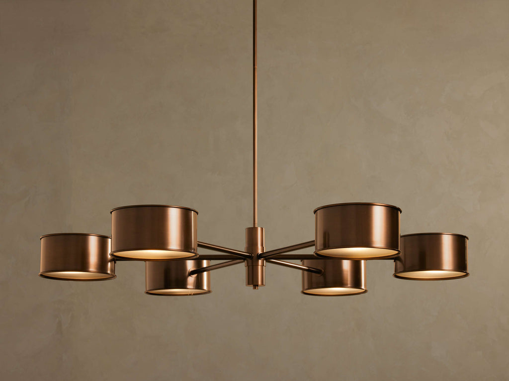 Daphne Metal Round Chandelier by Bling Lighting Studio
