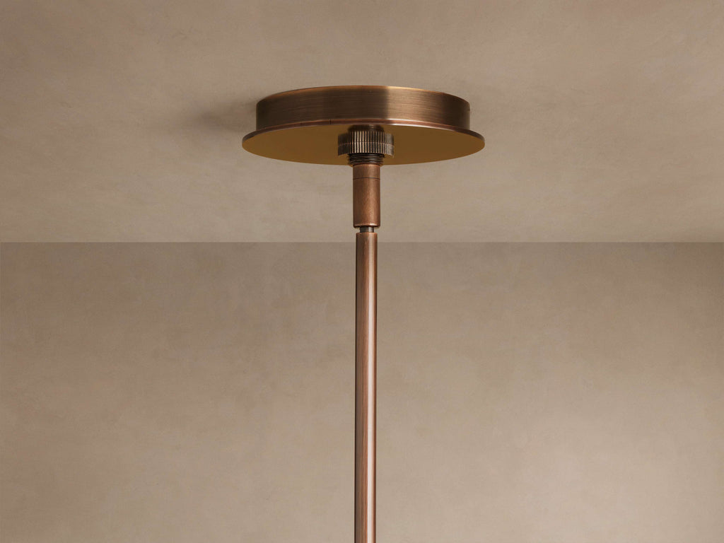 Daphne Metal Round Chandelier material and finish detail