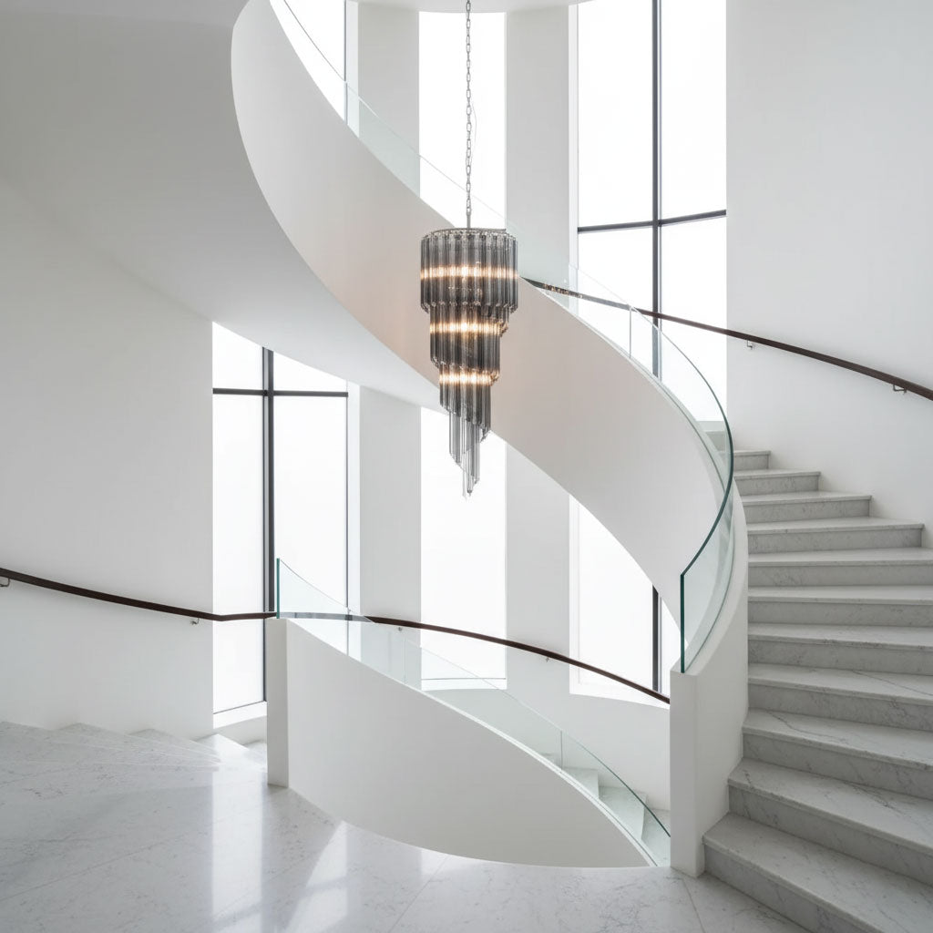 Dark Themed Cascading Rain Chandelier product image
