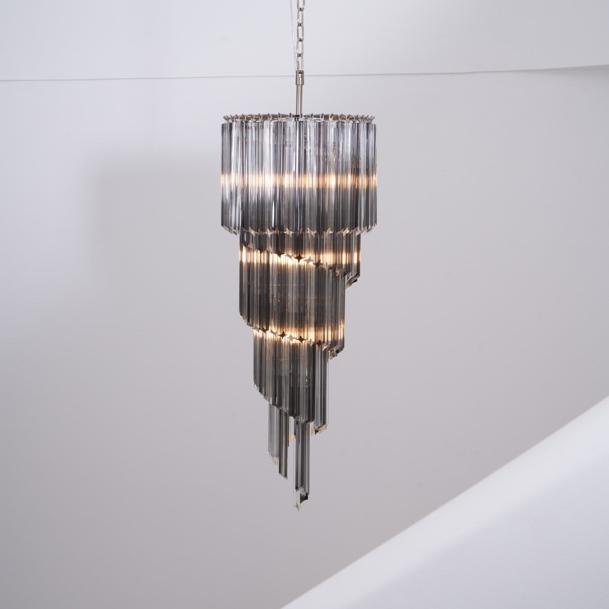 Dark Themed Cascading Rain Chandelier product image