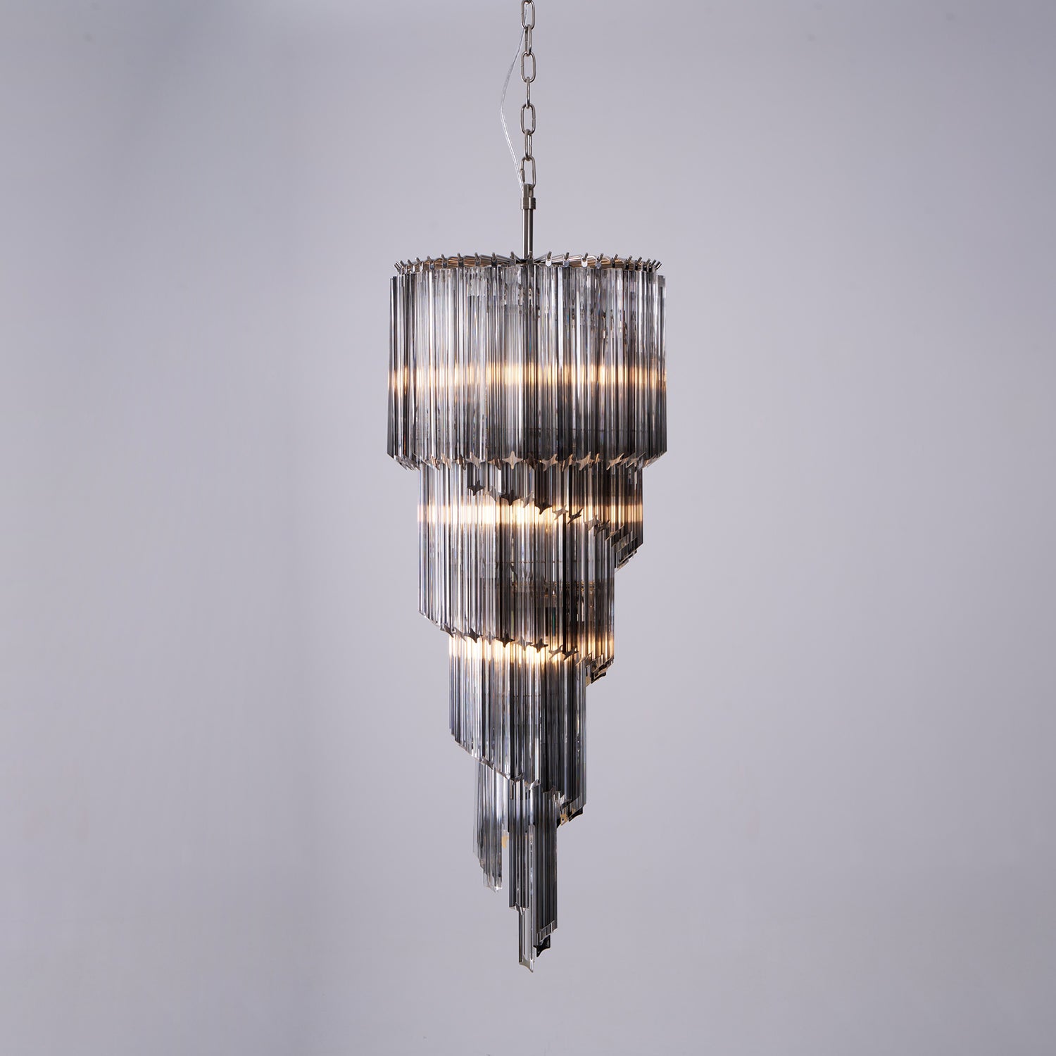 Dark Themed Cascading Rain Chandelier product image