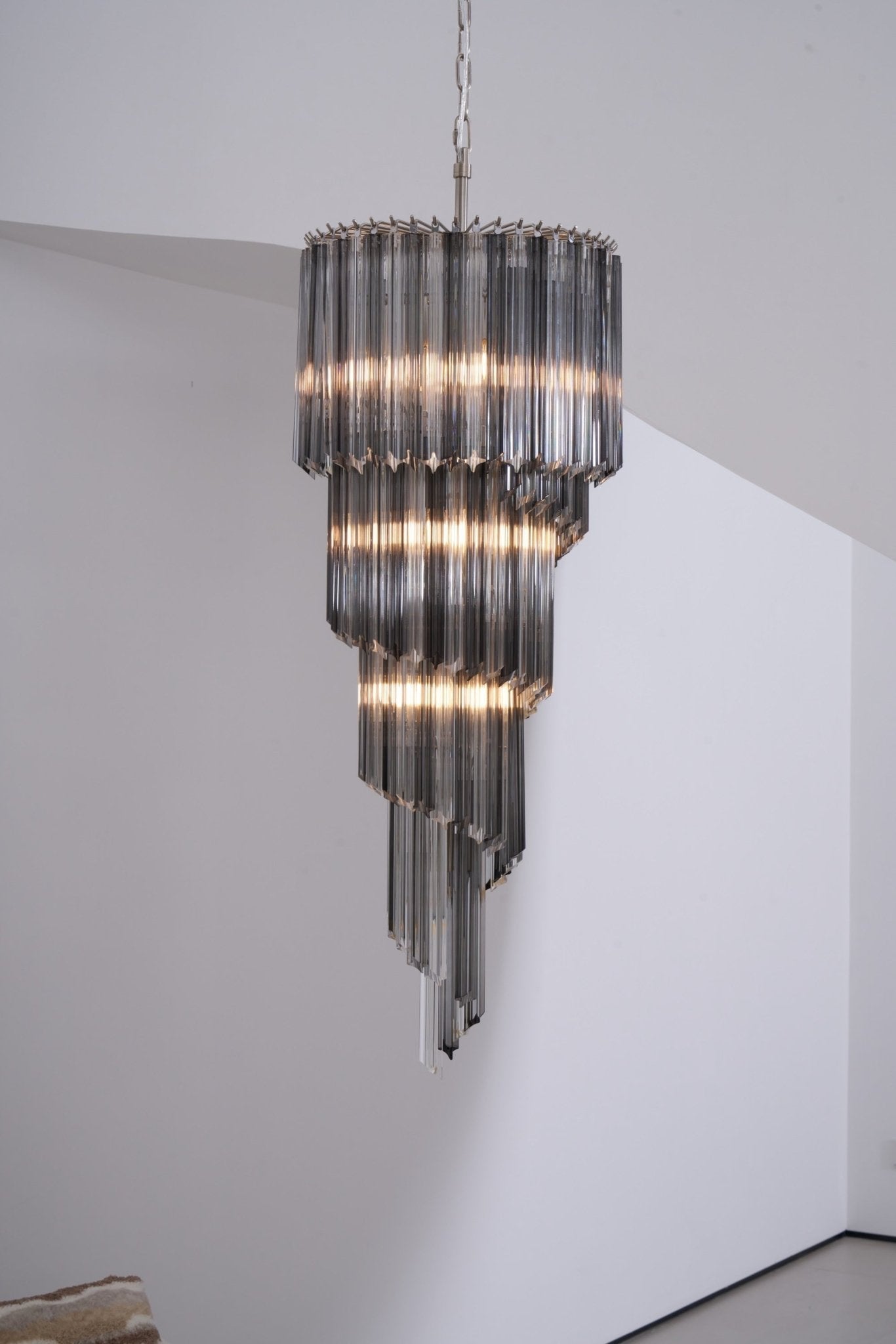 Dark Themed Cascading Rain Chandelier product image