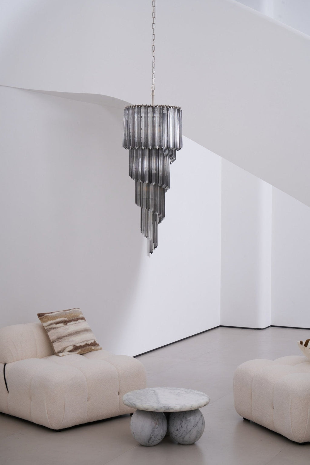 Dark Themed Cascading Rain Chandelier product image