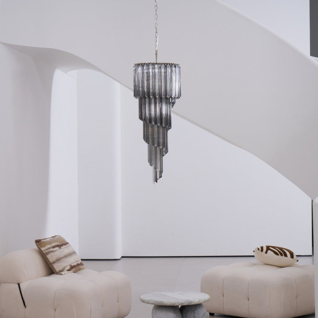 Dark Themed Cascading Rain Chandelier product image