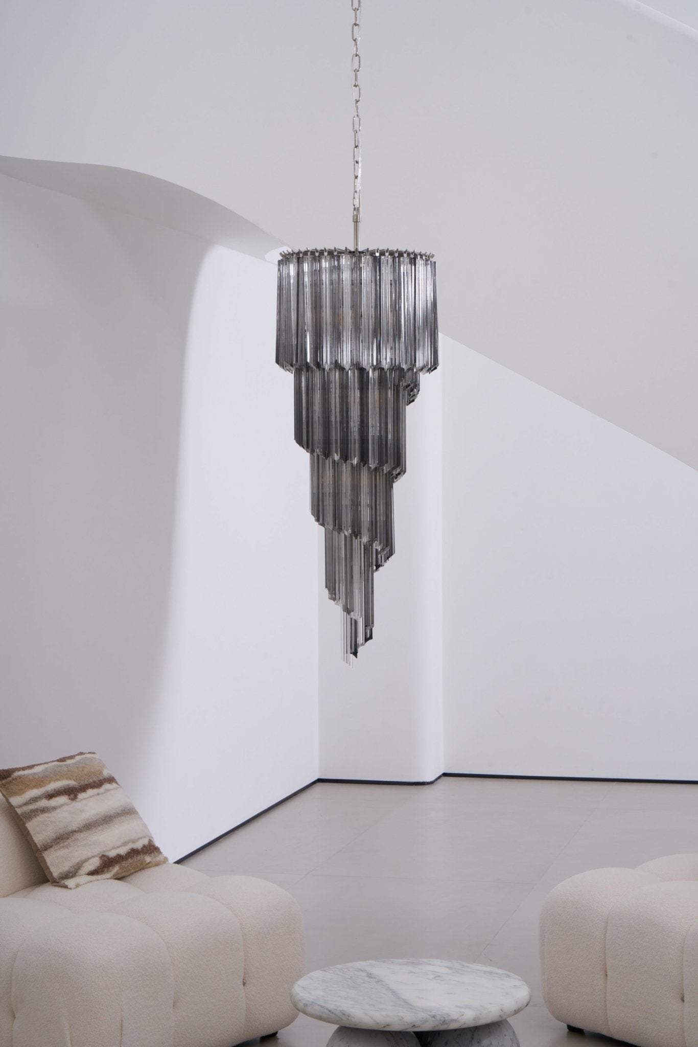 Dark Themed Cascading Rain Chandelier product image